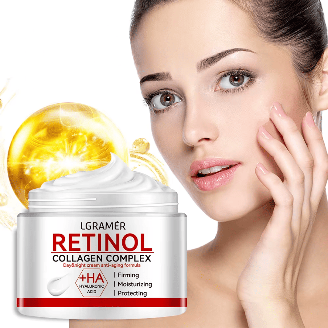 Creme Facial Anti-Idade com Retinol e Colágeno